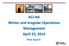 ACI-NA Winter and Irregular Operations Management April 23, Rose Agnew