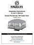 Assembly Instructions & User s Manual Grand Ponderosa 10P Cabin Tent