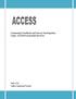 Community Feedback and Survey Participation Topic: ACCESS Paratransit Services