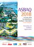 ASBAQ. 6-8 June 2018 Sea World Resort Southport Queensland Future Glimpses. Partnership and Exhibition Opportunities.