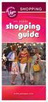 SHOPPING. shopping guide