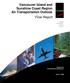 Vancouver Island and Sunshine Coast Region Air Transportation Outlook Final Report