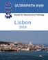ULTRAPATH XVIII. Society for Ultrastructural Pathology. Lisbon. Calouste Gulbenkian Foundation