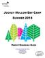JOCKEY HOLLOW DAY CAMP SUMMER 2018