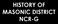 HISTORY OF MASONIC DISTRICT NCR-G