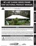 40 x 60 CLASSIC SERIES FRAME TENT SECTIONAL PRODUCT MANUAL