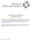 Missouri Medicare Select (HMO SNP) 2018 Pharmacy Directory