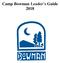 Camp Bowman Leader s Guide 2018