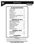 Table Of Contents RV WEATHERSTRIPPING