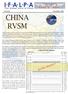 CHINA RVSM I. F. A. L. P. A. Briefing Leaflet. RVSM Airspace. Air Traffic Services. The Global Voice of Pilots. China RVSM Airspace