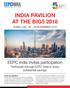 INDIA PAVILION AT THE BIG5 2018