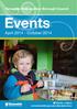 Events April October 2014