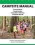 CAMPSITE MANUAL. Camp Graham Camp Hardee Camp Mary Atkinson Camp Mu-Sha-Ni