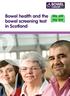 Bowel health and the bowel screening test in Scotland