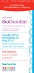 BioDundee International Conference