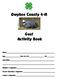 Owyhee County 4-H. Goat Activity Book
