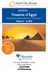 presents Treasures of Egypt with Optional 3-Night Jordan Post Tour Extension February 6 18, 2019