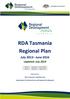 RDA Tasmania Regional Plan