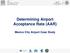 Determining Airport Acceptance Rate (AAR) Mexico City Airport Case Study