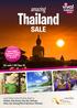 Thailand SALE. amazing. On sale 1-20 Sep 15