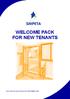 WELCOME PACK FOR NEW TENANTS