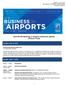 2018 ACI-NA Business of Airports Conference Agenda (Finance Track)