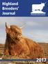 Highland Breeders Journal