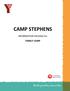 CAMP STEPHENS. INFORMATION PACKAGE for FAMILY CAMP
