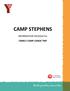 CAMP STEPHENS. INFORMATION PACKAGE for FAMILY CAMP CANOE TRIP