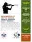 NOVEMBER 9-11 CENTRAL GEORGIA COUNCIL SHOOTING SPORTS WEEKEND