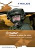 > Designed by pilots, for pilots. Helmet Mounted Sight Display for helicopters.