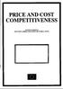 PRICE AND COST COMPETITIVENESS
