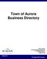 Town of Aurora Business Directory