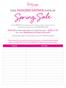 SpringSale. It s the PERFECT time to buy gifts for summer events, and now you can shop gifts that mean more while SPENDING LESS!