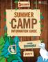 SUMMER INFORMATION GUIDE DOUWANNA. camp
