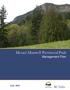 July Mount Maxwell Provincial Park Management Plan