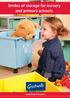 Smiles of storage for nursery and primary schools.