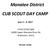 Manatee District CUB SCOUT DAY CAMP
