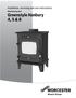Installation, servicing and user instructions. Wood burning stove Greenstyle Hanbury 4, 5 & 8