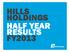For personal use only HILLS HOLDINGS HALF YEAR RESULTS FY2013