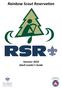 Rainbow Scout Reservation. Summer 2018 Adult Leader s Guide