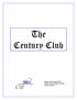 The Century Club STEEL TANK INSTITUTE / STEEL PLATE FABRICATORS ASSOCIATION
