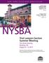 NYSBA. Trial Lawyers Section Summer Meeting The Hotel Hershey Hershey, PA August 6-9, 2017 NEW YORK STATE BAR ASSOCIATION