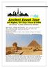 Ancient Egypt Tour 09 Nights/10 Days from $3499 per person. Includes airfares from Australia.