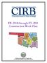 CIRB. FY-2014 through FY-2018 Construction Work Plan. County Improvements for Roads and Bridges