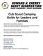 Cub Scout Camping Guide for Leaders and Families
