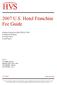 2007 U.S. Hotel Franchise Fee Guide