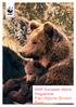 WWF European Alpine Programme. Pan-Alpine Brown Bear