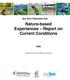 Nature-based Experiences Report on Current Conditions