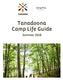 Tanadoona Camp Life Guide. Summer 2018